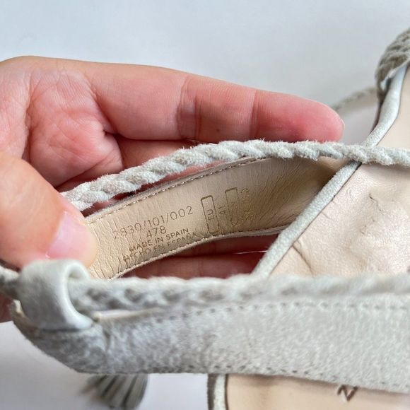 NEW Zara Leather High Heel Braided Detail Womens Size 41 US 10 Ankle Wrap - Picture 9 of 11